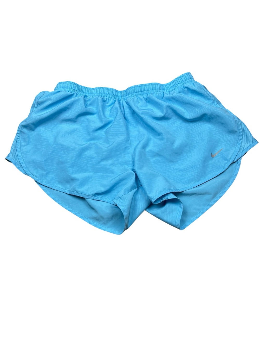 Nike Dri-Fit Lined Running Shorts Light Blue - Large